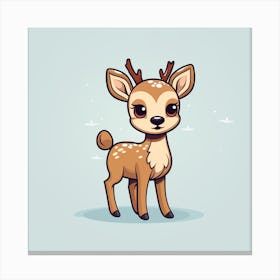 Cute Deer Canvas Print