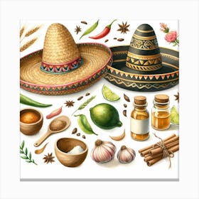 Sombrero Canvas Print