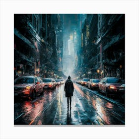 Dark City 2 Canvas Print