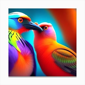 Colorful Birds 22 Canvas Print