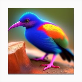 Colorful Bird 12 Canvas Print