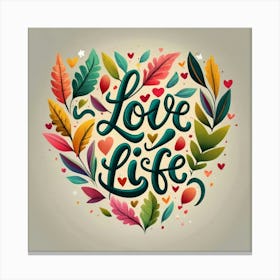 Love Life 1 Canvas Print