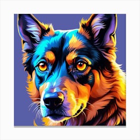 Dog Portrait Canvas Print