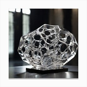 Crystal Sculpture Canvas Print