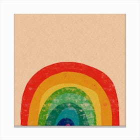 Retro Rainbow Canvas Print