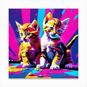 Two Kittens Canvas Print