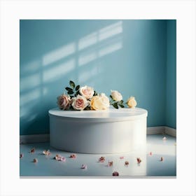 Room With Flowers Canvas Print