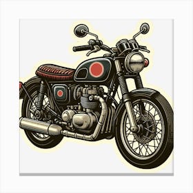 Yamaha Cafe Racer Canvas Print