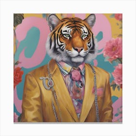 Tiger Man Canvas Print