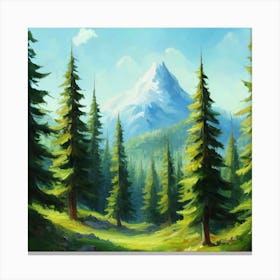 Landscape Painting Canvas Print