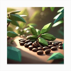 Coffee Beans 82 Canvas Print