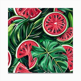 Watermelon Slices (2) Canvas Print