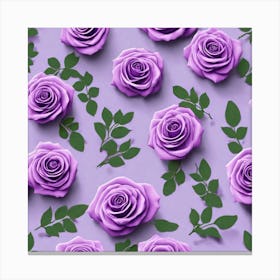 Purple Roses 21 Canvas Print