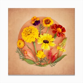 The Secret Garden Saffron Canvas Print