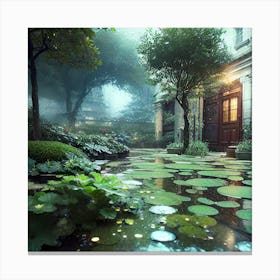 Lily Pond 3 Canvas Print