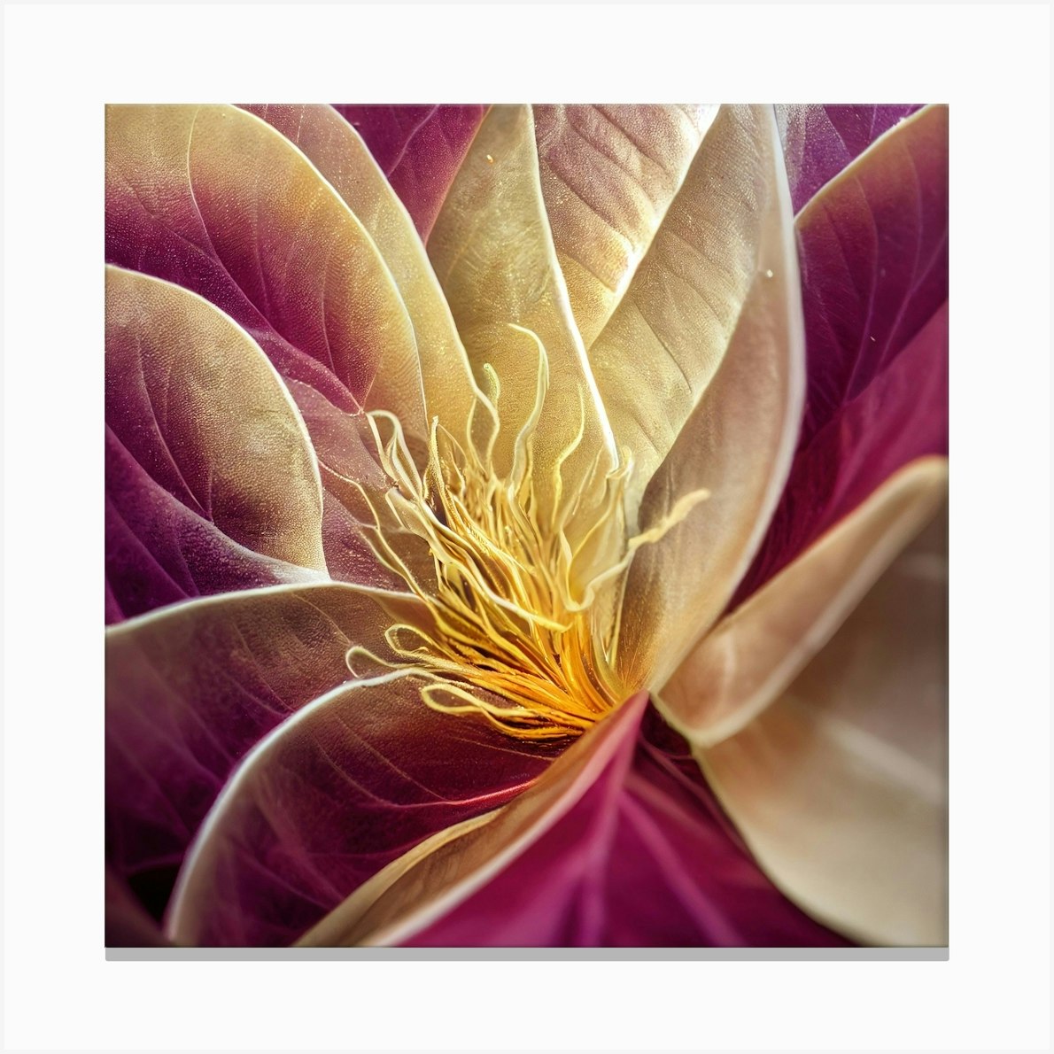 Clematis Canvas Print by Aloke Design