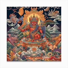 Tibetan Deity Canvas Print