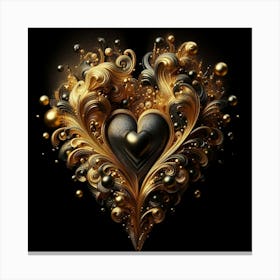 Heart Of Gold 7 Canvas Print