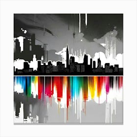 New York City Skyline 80 Canvas Print