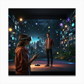 Vr Headsets 1 Canvas Print