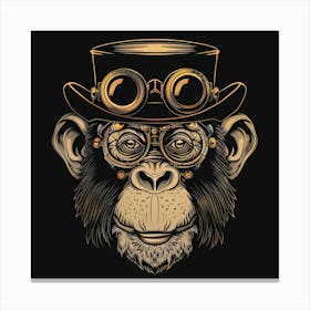 Steampunk Monkey 21 Canvas Print