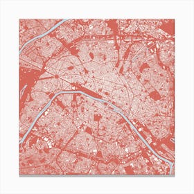 Paris in Pink Canvas Print