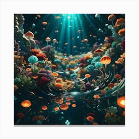 Depths Of The Imagination 13 Canvas Print
