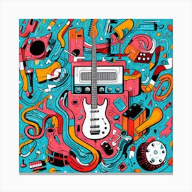 Doodle Illustration Canvas Print