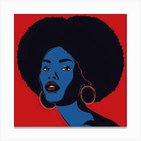 Afro Girl 24 Canvas Print