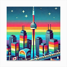 Cn Tower 1 Canvas Print