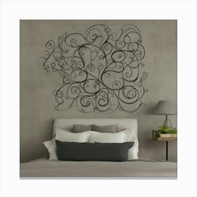 Swirl Wall Art 2 Canvas Print