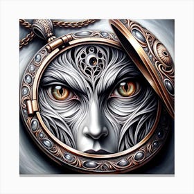 Woman's Face Canvas Print