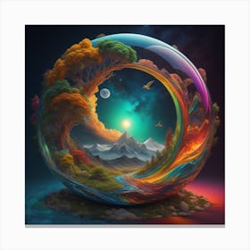 Sphere Of Life Canvas Print