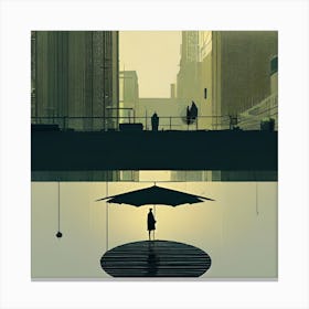 City Of Shadows Canvas Print