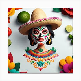 Day Of The Dead 59 Canvas Print