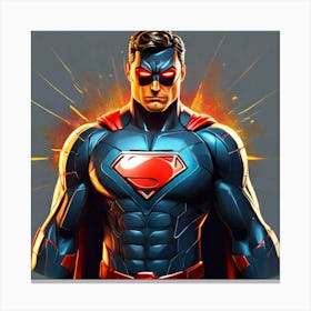 Superman 1 Canvas Print