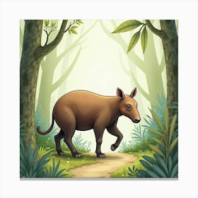 Tapir 1 Canvas Print