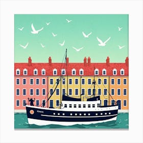 Swedish City Canvas Print