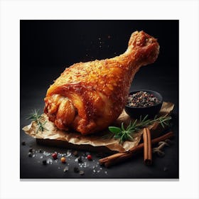 Chicken Food Restaurant78 Canvas Print