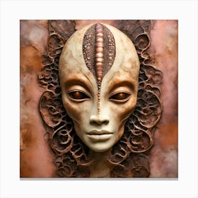 Alien Head Canvas Print