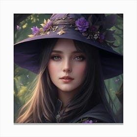 The Good Witch of the Woodland Canvas Print