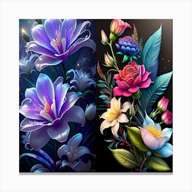 Lily Painting Canvas Print