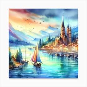 Switzerland Landscape 1 Canvas Print