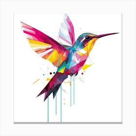 Colorful Hummingbird Canvas Print