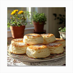 Biscuits On A Plate Stampe su tela