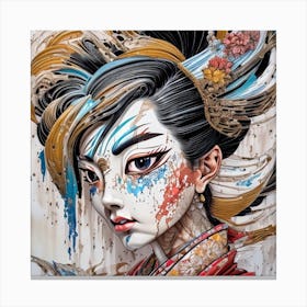 Geisha 2 Canvas Print