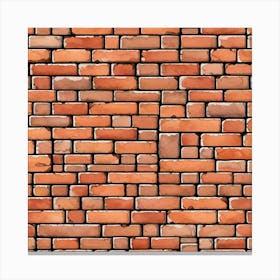 Brick Wall Background 2 Canvas Print