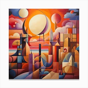 Cityscape 13 Canvas Print