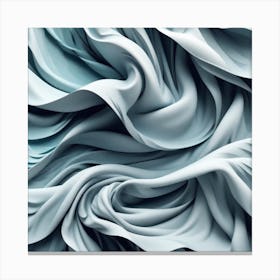 Abstract Blue Fabric 1 Canvas Print