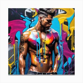 Graffiti Man 1 Canvas Print